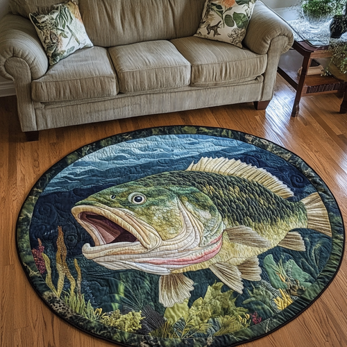 Lake Life Quilted Round Mat NCU0DK6572