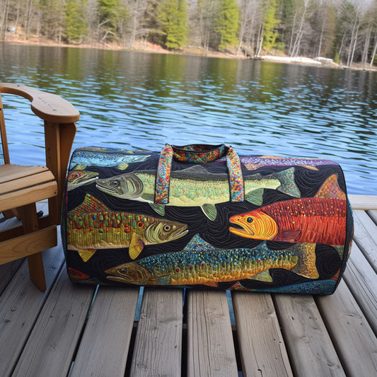 Lake Trout Quilted Duffle Bag NCU0PT9012