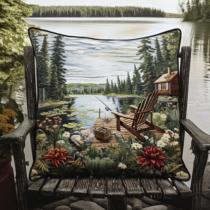Lakeside Angling Quilted Pillow Case NCU0PT7367