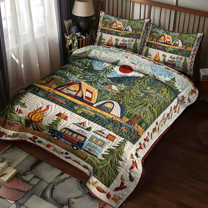 Lakeside Camp 3-Piece Quilted Bedding Set NCU0NT631