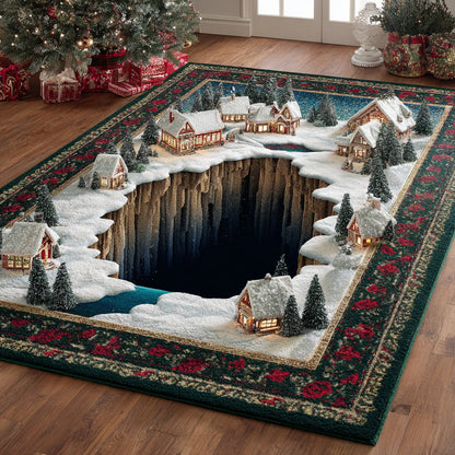 Lakeside Christmas Village Area Rug NCU0HH1145