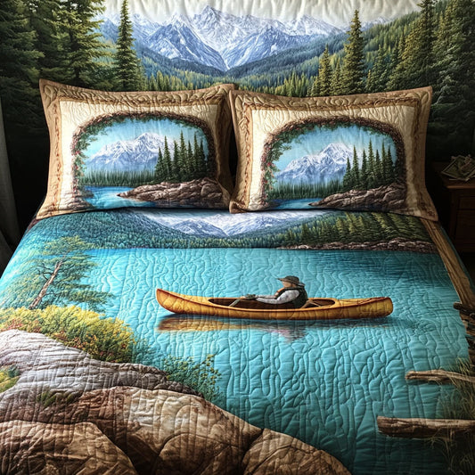 Lakeside Explorer 3-Piece Quilted Bedding Set NCU0PT6492