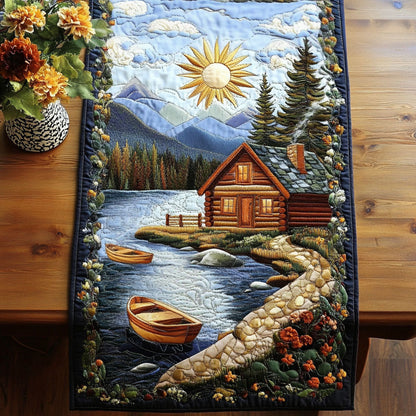 Lakeside Haven Quilted Table Runner NCU0NT4690