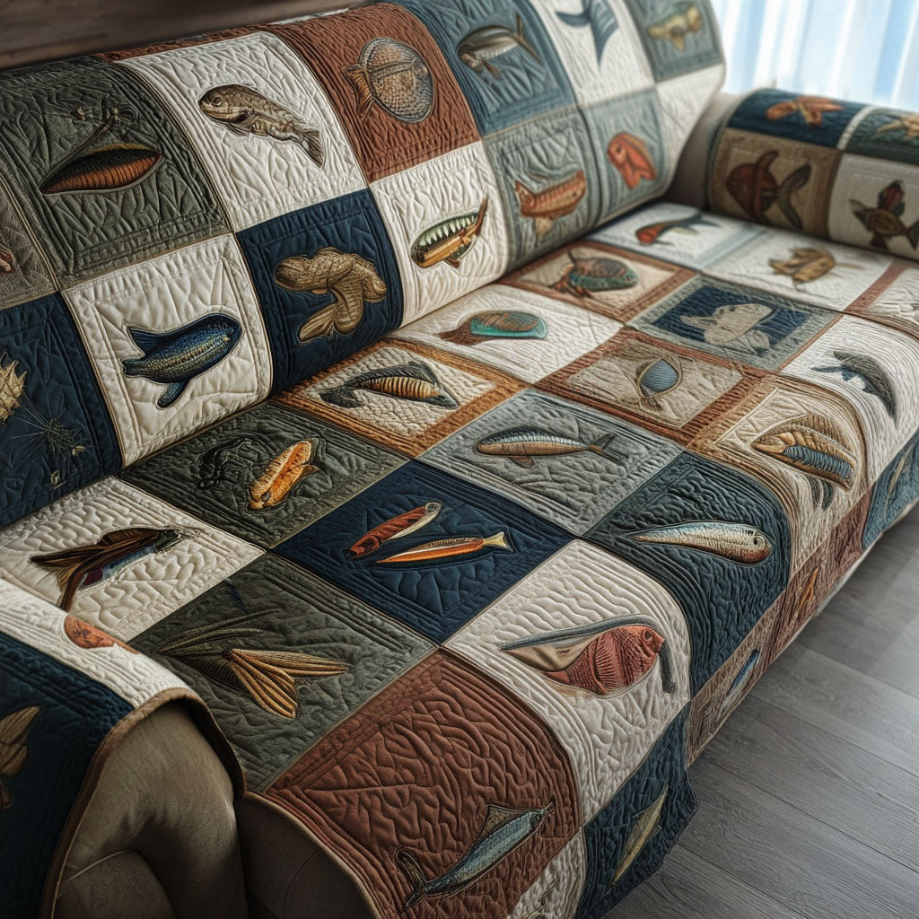 Lakeside Traditions Quilted Sofa Cover NCU0PT11081