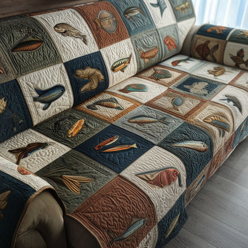 Lakeside Traditions Quilted Sofa Cover NCU0PT11081