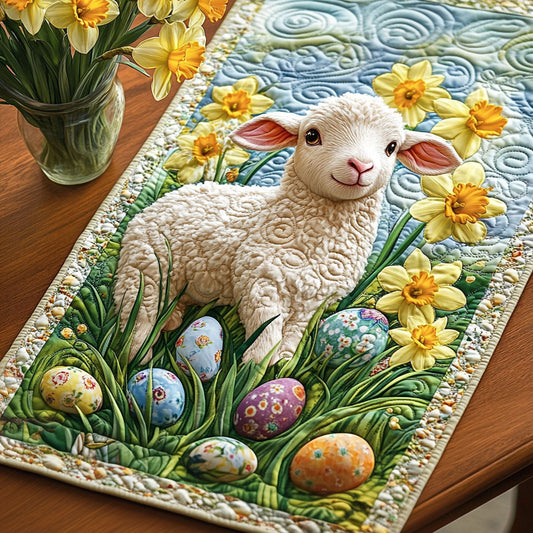 Lamb of God Quilted Table Runner NCU0PT4920