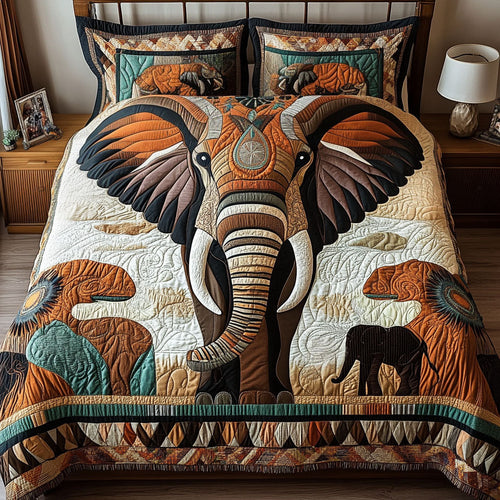 Land of Giants 3-Piece Quilted Bedding Set NCU0PT7266