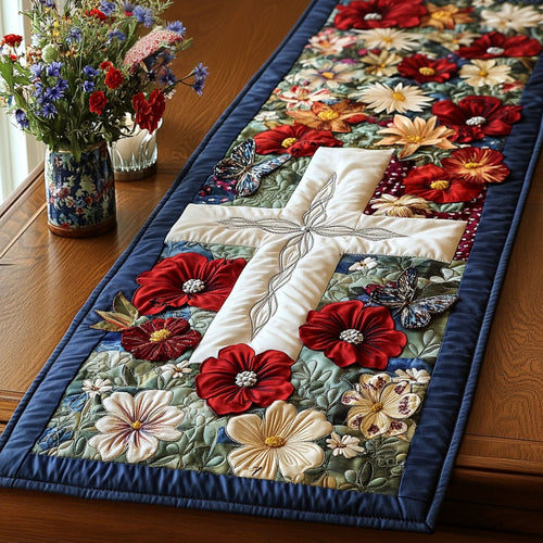 Land of the Free Quilted Table Runner NCU0PT4337