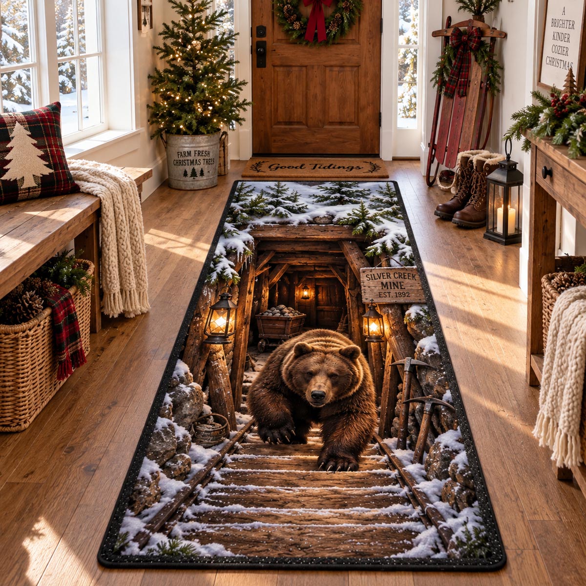 Lantern Bear Lodge Runner Carpet NCU0DV10159