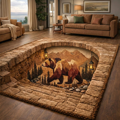Lantern Cave Bear Area Rug NCU0NT12441