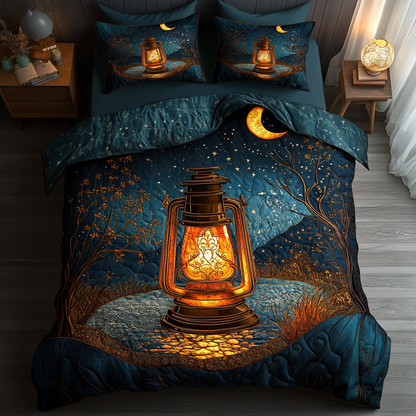 Lantern Dreams 3-Piece Quilted Bedding Set NCU0DK6188