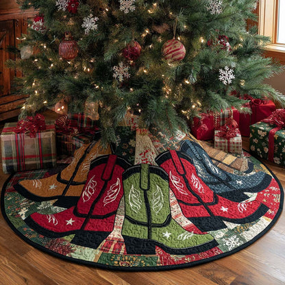 Lasso Life Christmas Quilted Tree Skirt NCU0NT11209