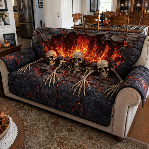 Lava Awakening Quilted Sofa Cover NCU0PT11999