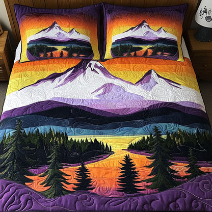 Lava Skies 3-Piece Quilted Bedding Set NCU0NT5639