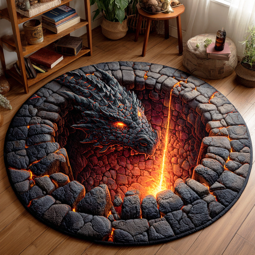 Lavaheart Guardian Quilted Round Mat NCU0TD1010