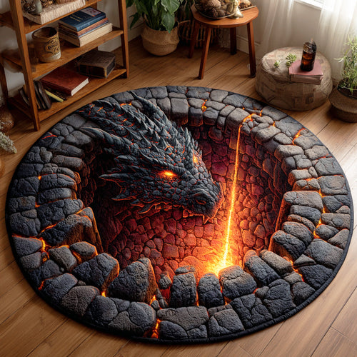 Lavaheart Guardian Quilted Round Mat NCU0TD1010