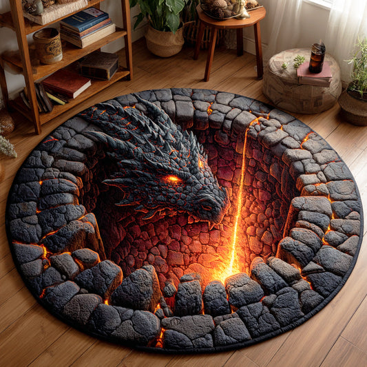Lavaheart Guardian Quilted Round Mat NCU0TD1010