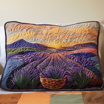 Lavender Moonrise Quilted Bedding Pillow Case NCU0NT7525