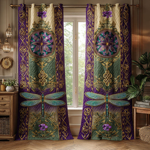 Lavender Dream Quilted Curtains NCU0TV1078