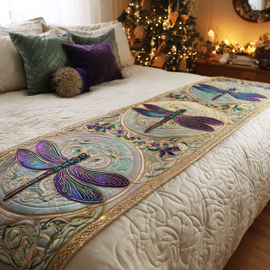 Lavender Flight Quilted Bed Runner NCU0TV1226