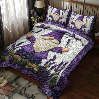 Lavender Whisperer 3-Piece Quilted Bedding Set NCU0PT3195