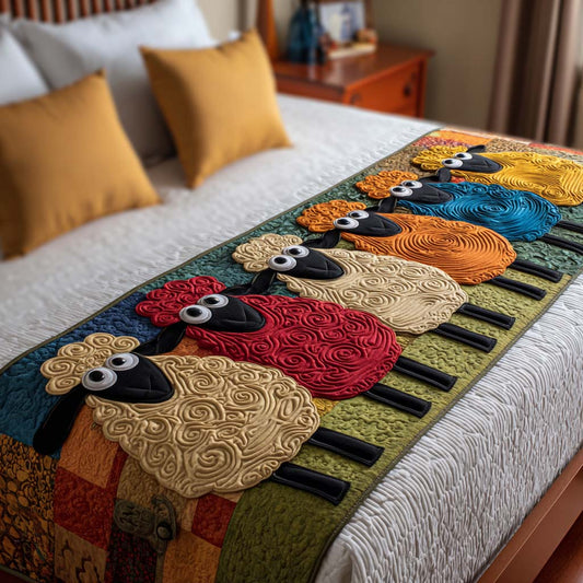 Lazy Sheep Quilted Bed Runner NCU0NT10550