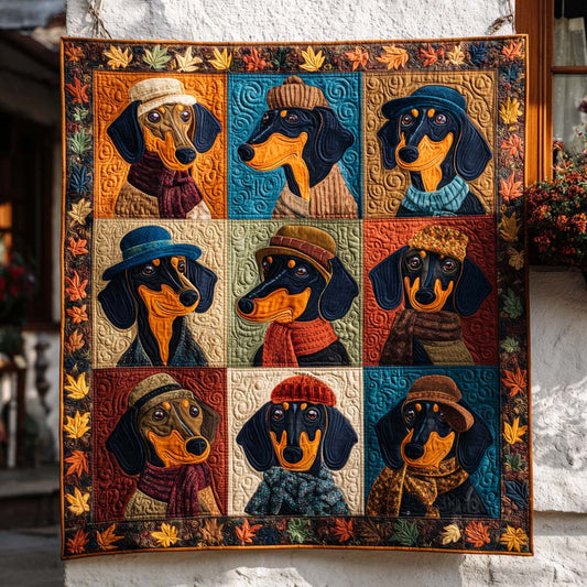 Lazy Wiener Vibes Quilted Blanket NCU0NT9186