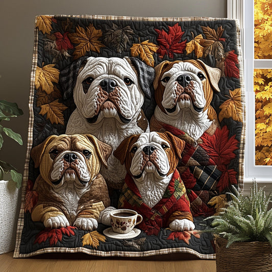 Leaf Sniffer Quilted Blanket NCU0DV7126