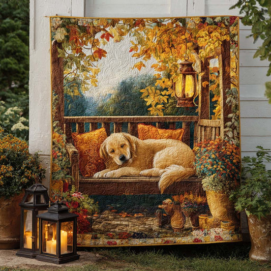 Leaf Snuggles Quilted Blanket NCU0NT9031