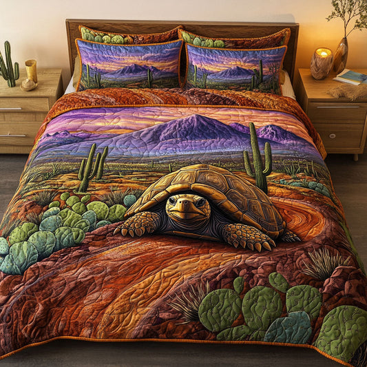 Leafy Pathway 3-Piece Quilted Bedding Set NCU0NT7036