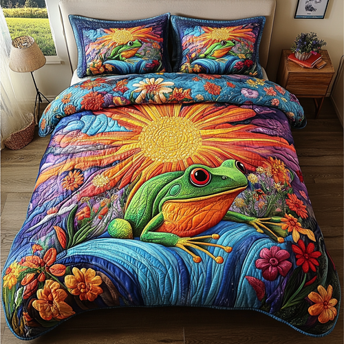 Leap of Joy 3-Piece Quilted Bedding Set NCU0DV3244