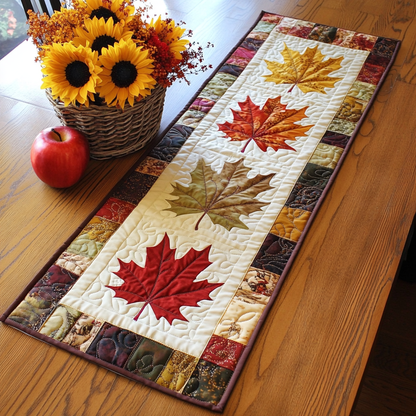 Leaves Fall Quilted Table Runner NCU0TL1339