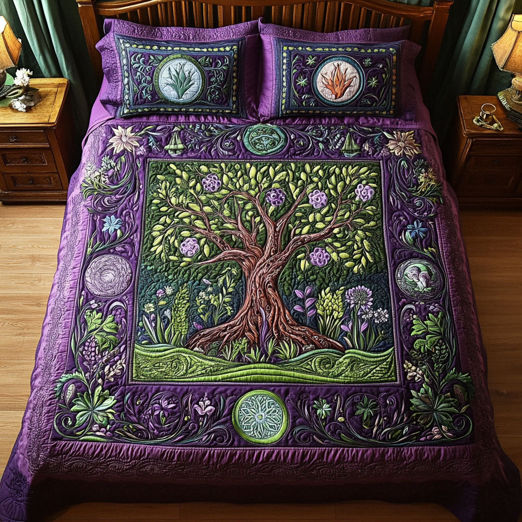 Legacy of Life 3-Piece Quilted Bedding Set NCU0PT3330