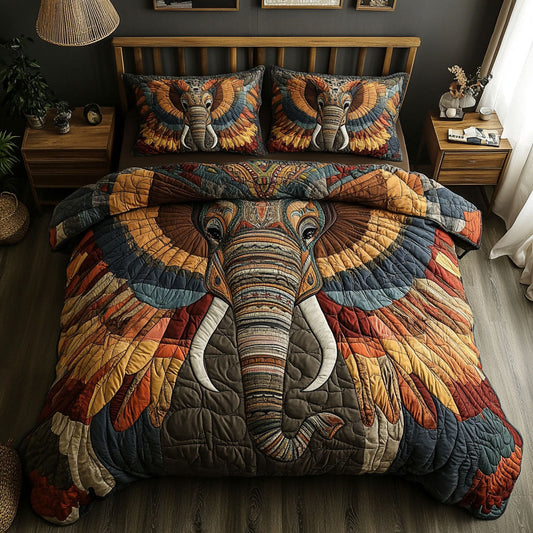 Legends of the Herd 3-Piece Quilted Bedding Set NCU0PT7267