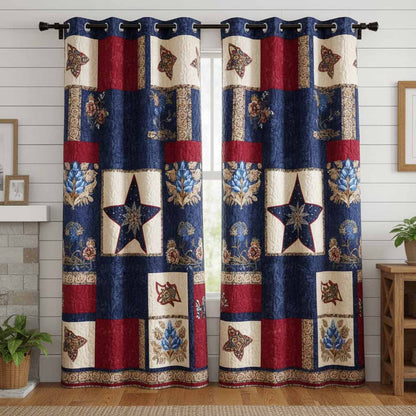 Liberty Blocks Quilted Curtains NCU0XD2303
