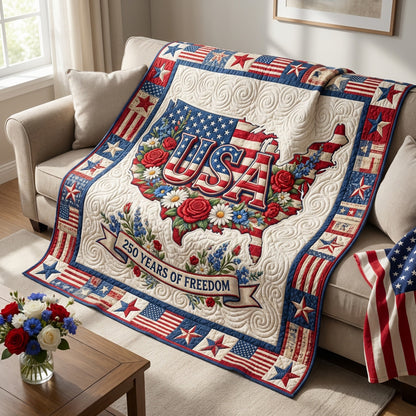 Liberty Bloom Quilted Blanket NCU0TV1877