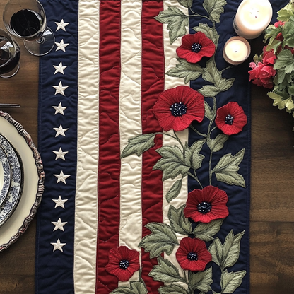 Liberty Bloom Quilted Table Runner NCU0VH5918