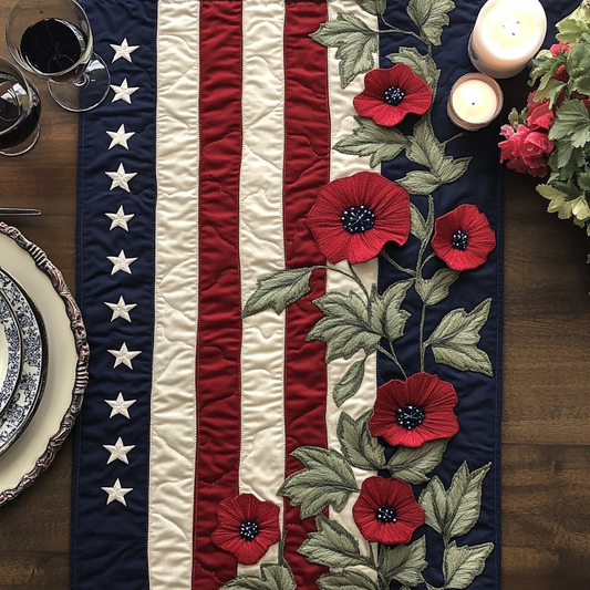 Liberty Bloom Quilted Table Runner NCU0VH5918