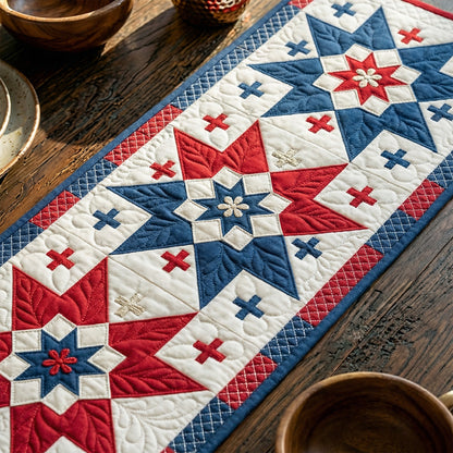 Liberty Bloom Showcase Quilted Table Runner NCU0PT11448