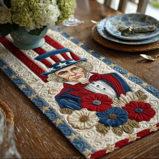 Liberty Blooms Portrait Quilted Table Runner NCU0PT11449