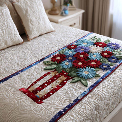 Liberty Blossom Quilted Bed Runner NCU0NT11483