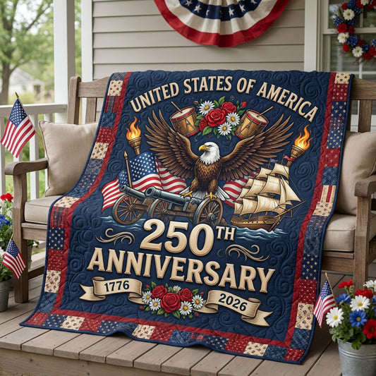 Liberty Crest Quilted Blanket NCU0TV1888