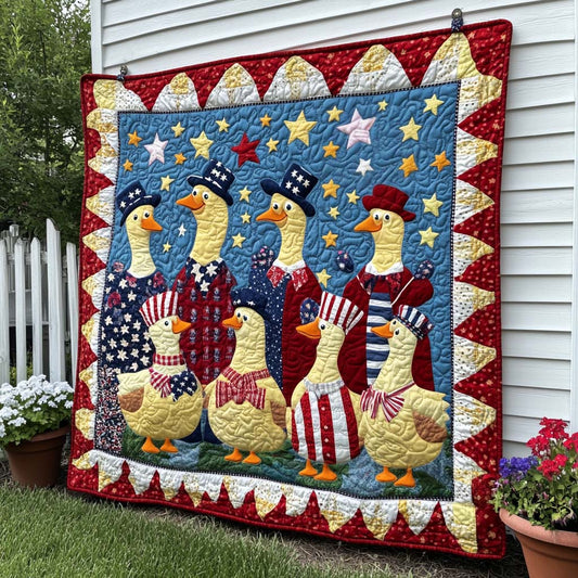 Liberty Duck March Quilted Blanket NCU0NT8156
