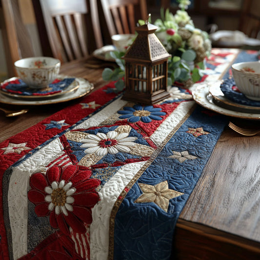 Liberty Floral Path Quilted Table Runner NCU0PT11450