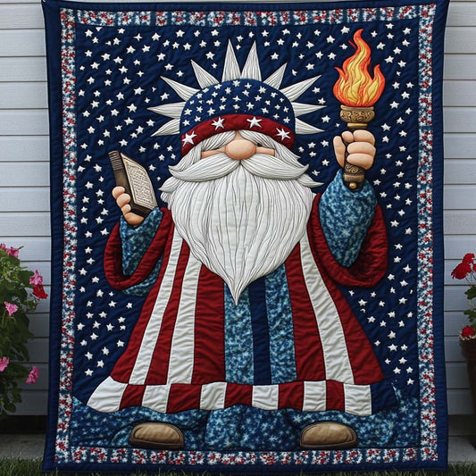 Liberty Gnome Quilted Blanket NCU0NT8220