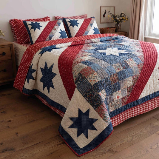 Liberty Honor 3-Piece Quilted Bedding Set NCU0DV9419