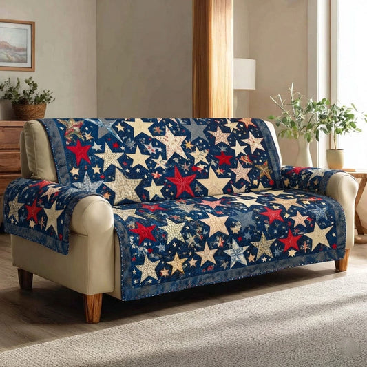 Liberty Patch Quilted Sofa Cover NCU0DK12012