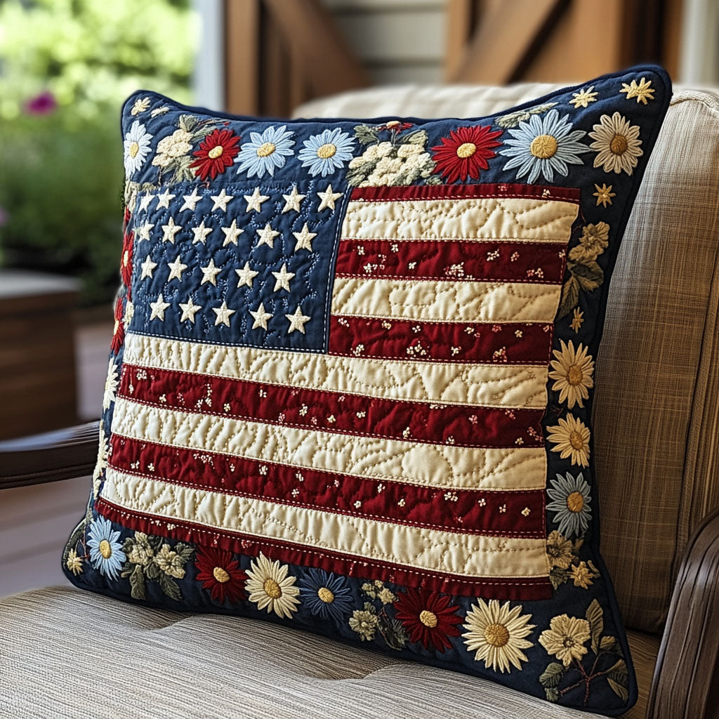 Liberty Petals Quilted Pillow Case NCU0PT7233