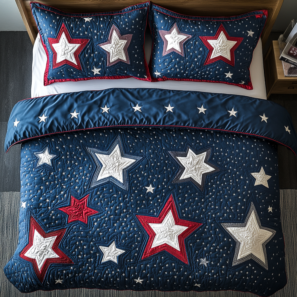 Liberty Shine 3-Piece Quilted Bedding Set NCU0DK8492