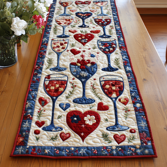 Liberty Spark Quilted Table Runner NCU0VH2618